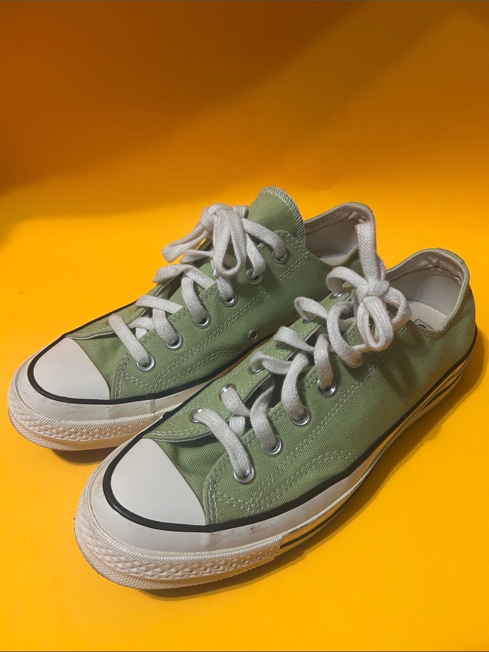 Chuck 70 Vintage Canvas Low Vitality Green A04587C Size 7